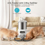 Pet Automatic Feeders Supplies Smart Remote Feeding Dog Food Automatic Dispenser For Small And Medium-Sized Pet Automatic Feeder