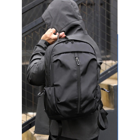 Backpack Men USB  Nylon Waterproof Travel Bag