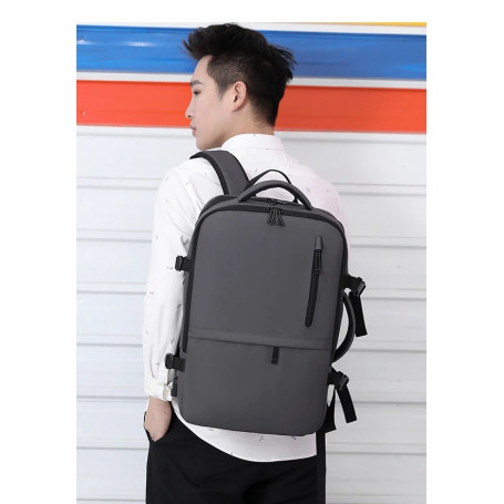 Backpacks Men's Large-capacity Travel Bag Youth Commuter Multi-Functional 15.6-inch Laptop Bag Male Outdoor Camping Backpack USB