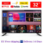 32" Inch Smart TV Android 9.0 Wifi TV 31"-39" Intellgent LED Television DVB-T2+C/S2 Ultra Thin From Poland Free Shipping