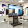 Hot Selling Digital Interactive Whiteboard 4K Display 55 inch TV Studio Flat Panel Multi Touch Screen Smart Board