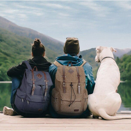 Backpack Men Women USB Charging Laptop  15.6inch Multifunctional High School College Student Backpack