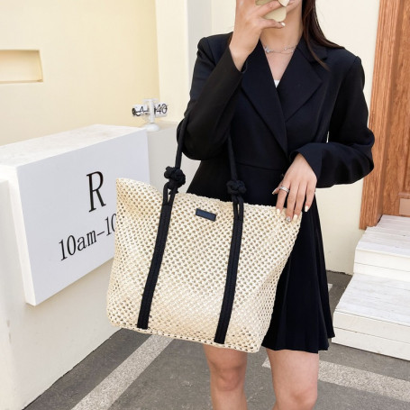 Tote Woven Bag Handmade Travel Fashion Stylist Elegant