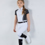 Girls Full Seat Silicone Jodhpurs Child Racing Pants Breeches Kids Horse Riding Leggings Equestrian Clothing With Pockets