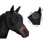 New Horse Masks Anti-Fly Worms Breathable Stretchy Knitted Mesh Anti Mosquito Mask Riding Equestrian Equipment