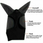 New Horse Masks Anti-Fly Worms Breathable Stretchy Knitted Mesh Anti Mosquito Mask Riding Equestrian Equipment