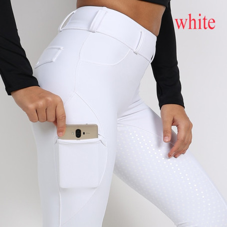 Full Seat Silicone Equestrian Breeches Anti-pilling Horse Riding Tights Jodhpur Leggings Pants Women Equestrian Clothes