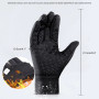 Unisex Touch Screen Windproof Ski Horse Riding  Breathable Warm Equestrian Gloves For Men Women Outdoor Zipper