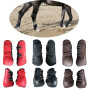 1 Pair Front/Hind Legs Jumping Tendon Horses Boots, Secure Leg Protection, Durable Dressage Horse Riding Equestrian Equipment