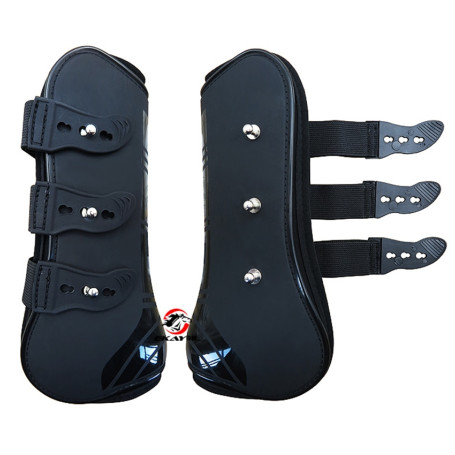 2pcs Adjustable Horse Front Hind Leg Boots Leg Boots Equine Front Hind Leg Guard Equestrian Tendon Protection Horse Hock Brace