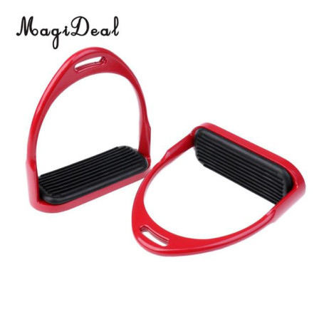 MagiDeal Stirrup Horse Riding Equestrian Lightweight Aluminum Stirrups