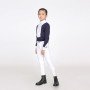 Children Half Silicone Horse Riding Pants Breeches Soft Breathable Four Way ElasticEquestrian pants Unisex Horse Riding