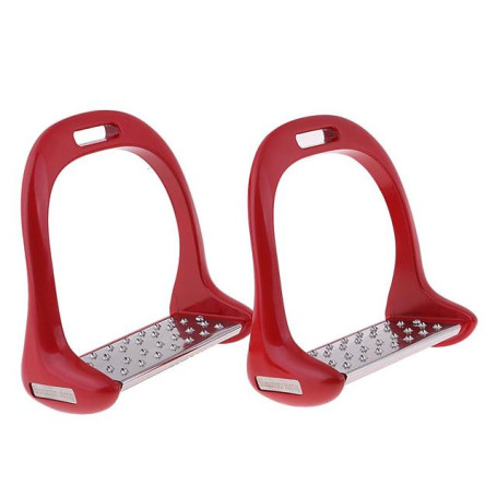English Riding Stirrups, Non Steel Rungs & Wide Adult Stirrups