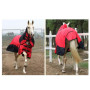 Waterproof Horse Turnout Blanket Winter Warm Cotton Sheet Neck Warmer