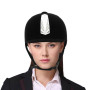 Professional Equestrian Helmet Comfortable Velvet Horse Riding Hat Horse Riding Helmets Lightweight Black Unisex