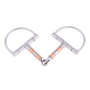 Draft Horse 5'' Stainless Steel D-ring Snaffle Equestrian Equipment Supplies Horse Riding Gear