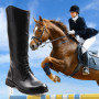 New Horse Riding Boots For Women Men Waterproof Leather Long Boots Black Brown Knee High Boots Vintage Horseback Rider Shoes