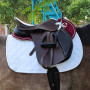 white and black Saddle Cloth excelsior multipurpose saddle pad for  Horse DIY saddle pad Logo can be customized