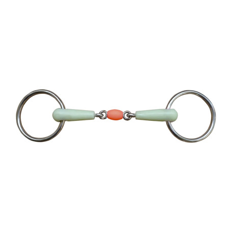 Horse Mouth Bit Equine Snaffle Bits Jointed Mouth Stainless Steel for Performance Horse Chewing