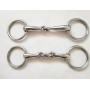 Stainless Steel Horse Mouth Bit Horse Mouth Piece Equestrian Snaffle Horse Racing Accessory horse armature horse chews