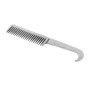 Equestrian Polished Horse Pony Grooming Comb Currycomb Accessory Stainless Steel Grooming Tool Pony Curry Comb