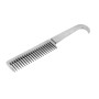 Equestrian Polished Horse Pony Grooming Comb Currycomb Accessory Stainless Steel Grooming Tool Pony Curry Comb