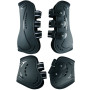 New 4 Pcs Adjustable Horse Boot Equestrian Jumping Legs Protection Gears Protection Boots Lightweight Horses Hock Brace