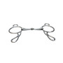 12.5cm Gag Bit Stainless Steel Horse Bit Jointed Mouth Horse Equipment