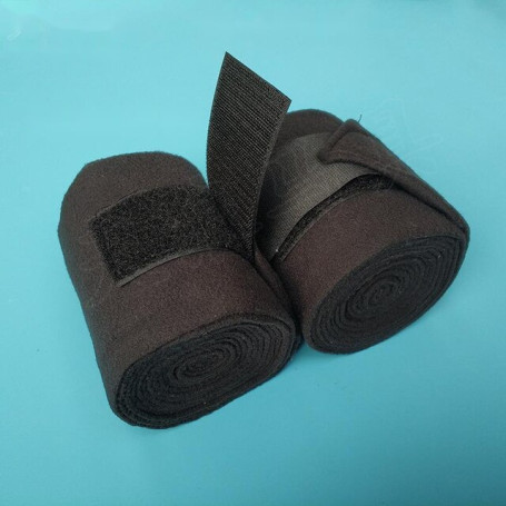 Thickened Velvet Equestrian Horse Leg Wraps Bandage Horse Riding Racing Equipment Horse Leggings Hoof Protection Outdoor Sports