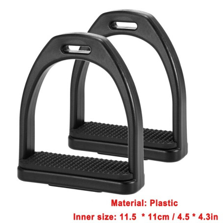 2 PCS Cage Horse Riding Stirrups Flex Steel Horse Saddle Anti-skid Horse Pedal Equestrian Safety Equipment