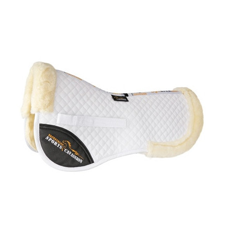 Equestrian Wool Saddle Pad 3D Thickened Wool Pad Equestrian Shock Absorbing Saddle Pad