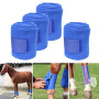 4pcs Soft Fleece Horse Leg Wraps Protect Bandage For Equestrian Riding Racing Accessories Protection Equipment 250x12cm