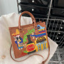 Fashion Handbags for Lady , Y2k Pu Leather Crossbody Tote Bags for Women Gift , Candy Coin Purse Female Wallet