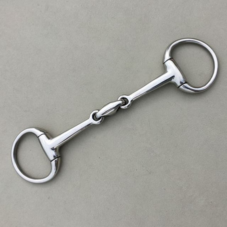 Stainless Steel Eggbutt Bit Horse Bit Copper Link Mothpiece Equipment Horse Product 13.5cm