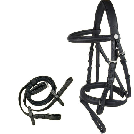 Hot Sale High Quality Outdoor Equestrian Horse Riding Halter, Durable Cattlehide Small Horse Halter