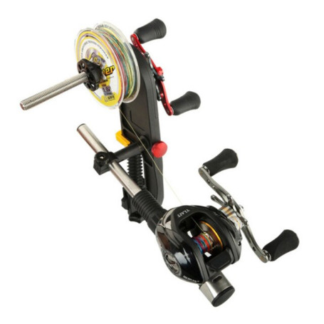 Fishing Line Winder Spooler System Machine Baitcasting Reel Spooler Portable Aluminum Fishing Line Winder Reel Spool Station