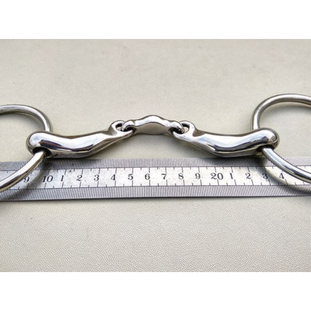 Horse Bit Stainless Steel Ring Snaffle Bit Special Mouth Horse Product 5 Inches