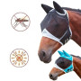 3 Sizes Elastic Fly Lycra Mesh Airflow Mesh Fly Veil Cover Protect UV-Blocker Ears Eyes Protection For Arab Horse Cob Riding