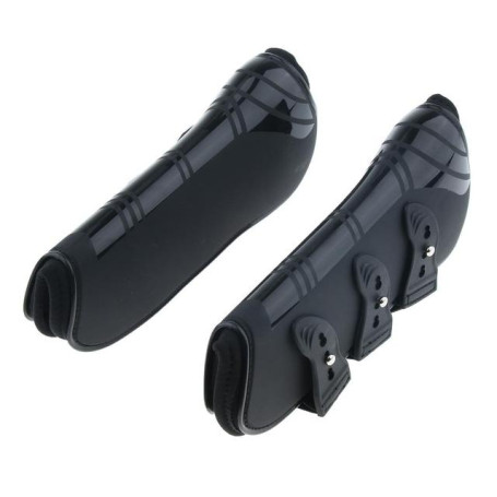 1   Open Front Boots, Breathable and Absorbing Front and Hind Leg Tendon and Fetlock for Training, Jumping, Riding, Eventing