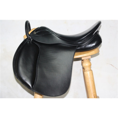 Aoud Saddlery Horse Riding Saddle Training Saddle PVC Tourist Saddle With Handle For Person Safety Comfortable Saddle
