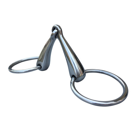 Stainless Steel Horse Bit Strong Mouth Loose Ring Snaffle Horse Equipment Product 5.5 Inch