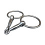 Stainless Steel Ring Snaffle Bit 11cm Pony Bits Horse Equipment