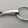 Stainless Steel Ring Snaffle Bit Horse Hollow Mouthpiece 12cm Product Horse Equipement