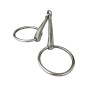 Stainless Steel Ring Snaffle Bit Horse Product Never Rust 14.5cm 12.5cm