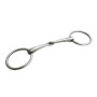 Stainless Steel Ring Snaffle Bit Horse Product Never Rust 14.5cm 12.5cm