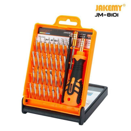 JAKEMY 33/48 in 1 Screwdriver Set Precision Disassemble Repair Tool Kits for Mobile Phone/Tablet PC/Watch/Electronic Household