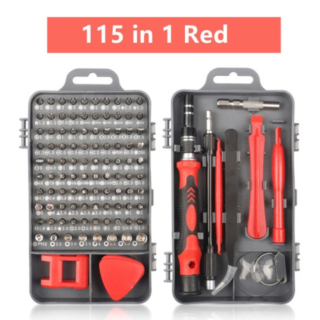 WOZOBUY 135 in 1 Precision Screwdriver Set DIY Repair Tools Kit to Fixing Phone Laptop PC Watches Glasses and Other Electronics,