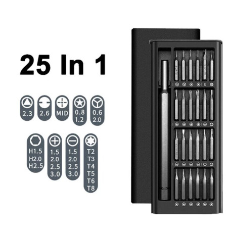 LUSQI 115 in 1 Precision Screwdriver Set Magnetic Electronic Torx Screwdriver Repair Tools Kit For Phone Camera Watch Glasses PC