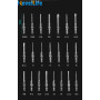 23 in 1 Multifunctional Precision Screwdriver Set 4mm S2 Steel Magnetic Screw Bits Kit Electronics Cell Phone Repair Hand Tool