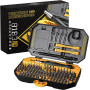 145 in 1 Precision Screwdriver Set Professional Electronics Repair Toolkit with 132 Bits Magnetic Driver Kit and Magnetic Buckle